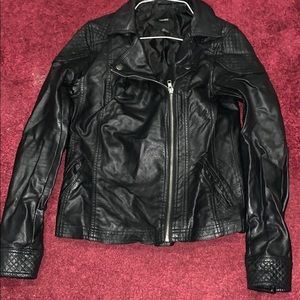 Forever 21 leather moto jacket